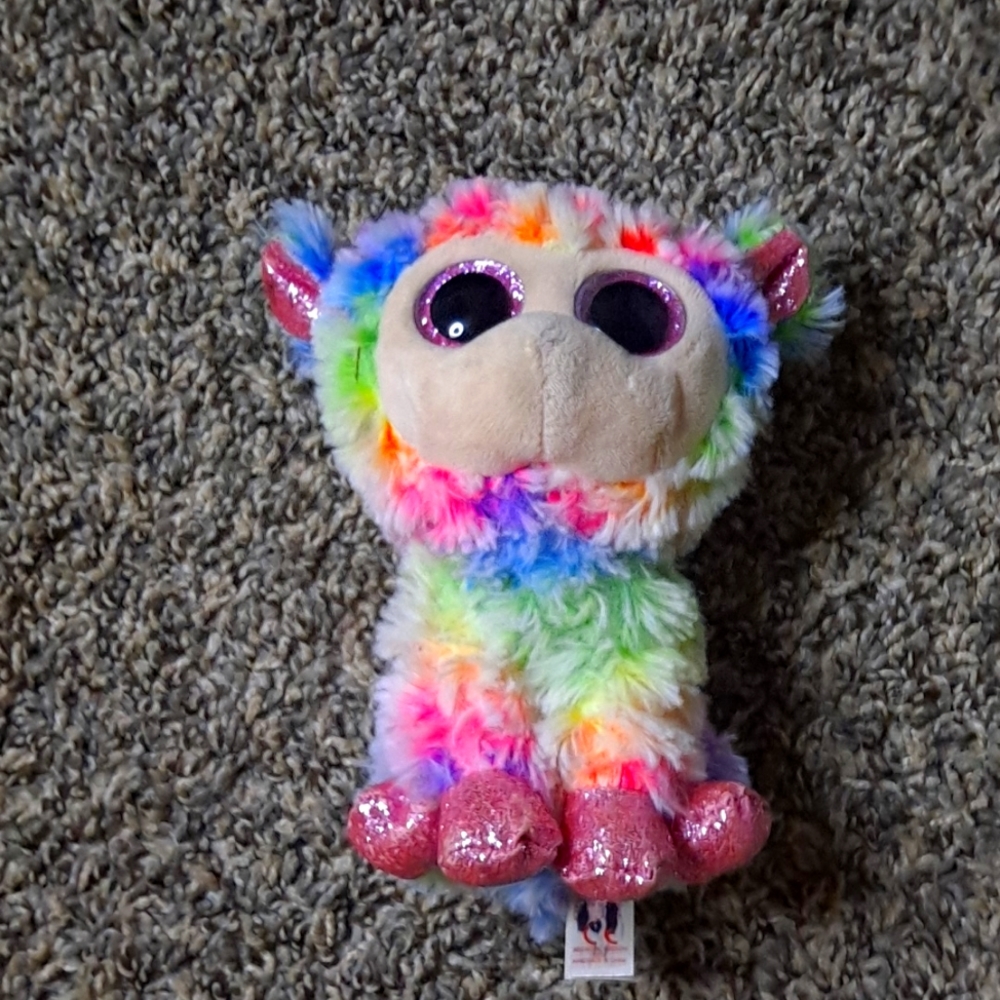 Rainbow Lama plushie